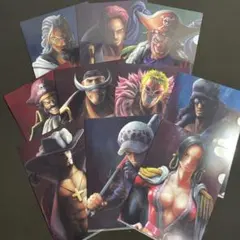 ONE PIECE一番くじ　肖像画風クリアファイル10枚セット