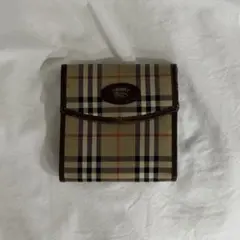 未使用品　バーバリー　ケース　財布　ノバチェック　シャドーホース　小銭入れ 未使用品 バーバリー コインケース 財布 ノバチェック シャドー