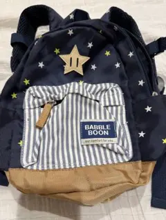 BABBLE BOON（バブルブーン）キッズ リュック 星柄×ストライプのサムネイル