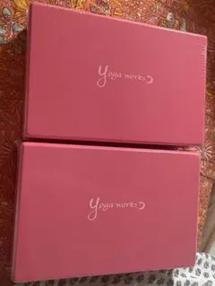 【新品未使用品】Yoga works ヨガブロック 2個セット