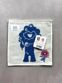 【新品未使用】万博　ミャクミャク　ミニタオル