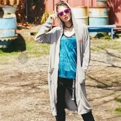 【美品】HYSTERIC GLAMOUR ロングパーカー ワッフル 日本製のサムネイル