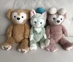 ディズニー ぬいぐるみ 3体セット ダッフィー シェリーメイ ジェラトーニ