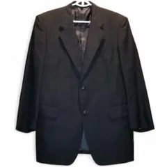 DURBAN テーラードジャケット ストライプ柄 メンズ ネイビー