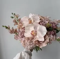 【なー様専用】ウェディングブーケ/ブートニア付き♡