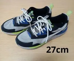 PUMA　27cm スニーカー 黒/青/黄/白