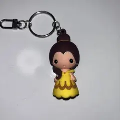 ディズニー　香港ディズニー　美女と野獣　ベル　キーホルダー