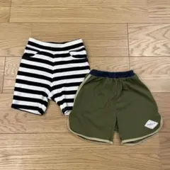 キッズ　ハーフパンツ2枚セット　100cm 保育園着まとめ売り
