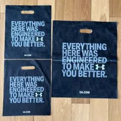 UNDER ARMOUR アンダーアーマー　ショップ袋 3点セット