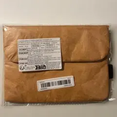 タイベックポーチ　ブラウン