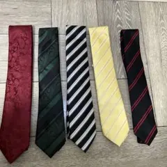 ネクタイまとめ売り5本セット