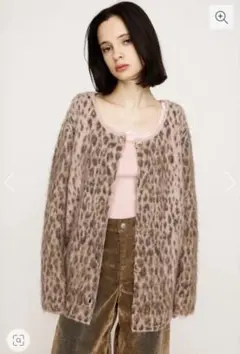 SLY JQ LEOPARD カーディガン
