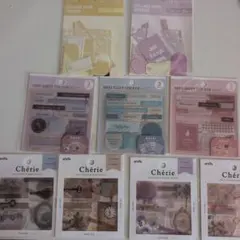 セリア　キャンドゥ　フレークシール　まとめ売り