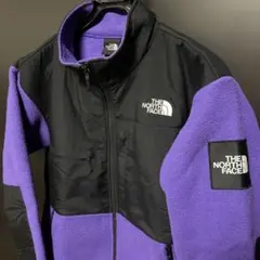 美品❤️ノースフェイス　デナリジャケット　フリース　パープル/ブラック