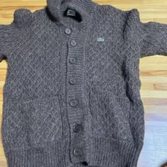 美品 LACOSTE ラコステ ニット カーディガン ブラウン