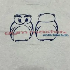 90s ジムマスター Tシャツ M グレー シングル フクロウ カナダ製のサムネイル