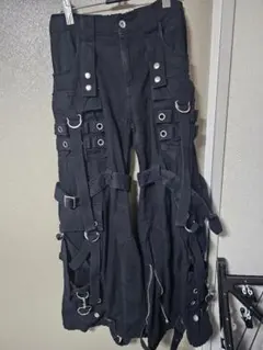 DimMoire スタッズカーゴパンツ ブラック DimMoire【ディムモアール】スタッズカーゴパンツ/Black sizeL - メルカリ