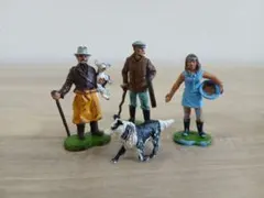 50sJ.Hill & Co.鉛製フィギュアイギリス製 一輪車を引く男ビンテージ 50sJ.Hill & Co.鉛製フィギュアイギリス製 一輪車を引く男ビンテージ