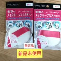 【新品未使用】KOSE メイクキープミスト用パフ 2個セットのサムネイル