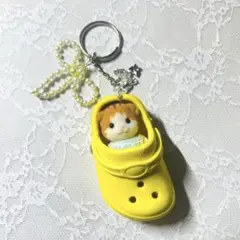 【S037】シルバニアファミリー　赤ちゃん　ケース　持ち運びキーホルダー