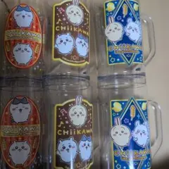 CHIIKAWA ちいかわ黒ビア風ドリンク　ジョッキカップ 6個セットのサムネイル