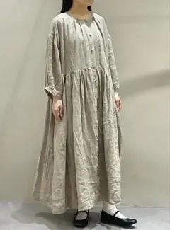 新品】22SS✨nest Robe リネン サクラ染めフリルブラウス 完売品