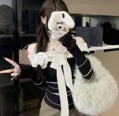 shein オフショルニッ