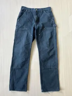 [W32 L32] Carhartt b01 blk ダブルニー ブラック