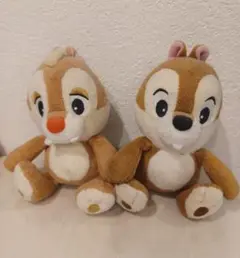 ディズニー　チップとデール　ぬいぐるみ　２点セット　まとめ売り