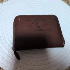スヌーピー コインケース ブラウン
