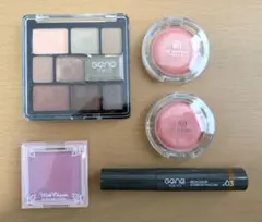 セリア　ダイソー　コスメ　5点セット