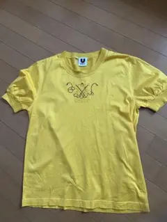 BALLY COLLECTION 半袖Tシャツ イエロー ロゴ刺繍　イエロー 綿のサムネイル