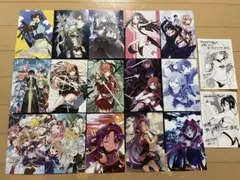 ソードアート・オンラインシリーズ 特典イラストカード ポストカード 묶음 판매