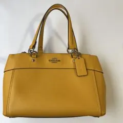 COACH イエロー ハンドバッグ