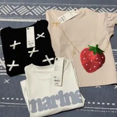 新品　GU 女の子　Tシャツ　トップスおまとめのサムネイル