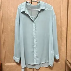 シースルーシャツ シャツ 長袖のサムネイル