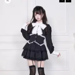 LIZLISA ボレロライクアームウォーマー付ニット ブラック - メルカリ