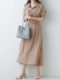 【最終値下げ】シャツワンピース natural couture