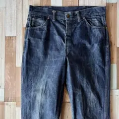 【極上品!!】70s BIG YANK フレアデニムパンツ W32L29 濃紺のサムネイル