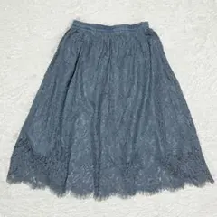 earth music&ecology 総レーススカート【D1-52】