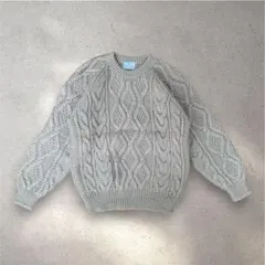 ニット　グレー　00's vintage アーカイブ グランジ y2k パンクのサムネイル