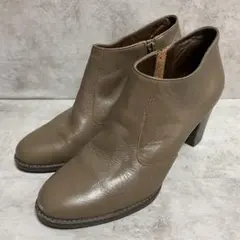 【シップス】（37）ブーティ ショートブーツ サイドジップ ブラウン レザーのサムネイル