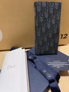 DIOR ディオール　長財布 トロッター オブリーク ジャガード　二つ折り 財布