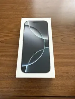 Apple iPhone 16 Pro スペースブラックの空箱