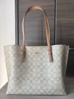 【ほぼ未使用】COACH 日本公式購入 モリートート34 絶版カラー 付属品完備