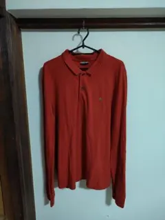 NAPAPIJRI 長袖ポロシャツ レッド 1987