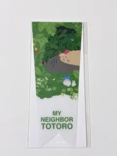 【新品未使用】ジブリの立体造形物展　となりのトトロ フラッグ柄しおり