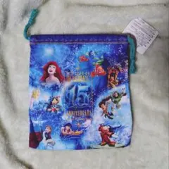 ★新品タグ付き★　巾着　ディズニーシー15周年