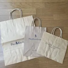 ラルフローレン　ショッパー　紙袋　3枚セット