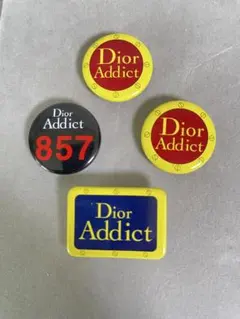 Dior Addict バッジ 4個セットディオール　レア未使用品